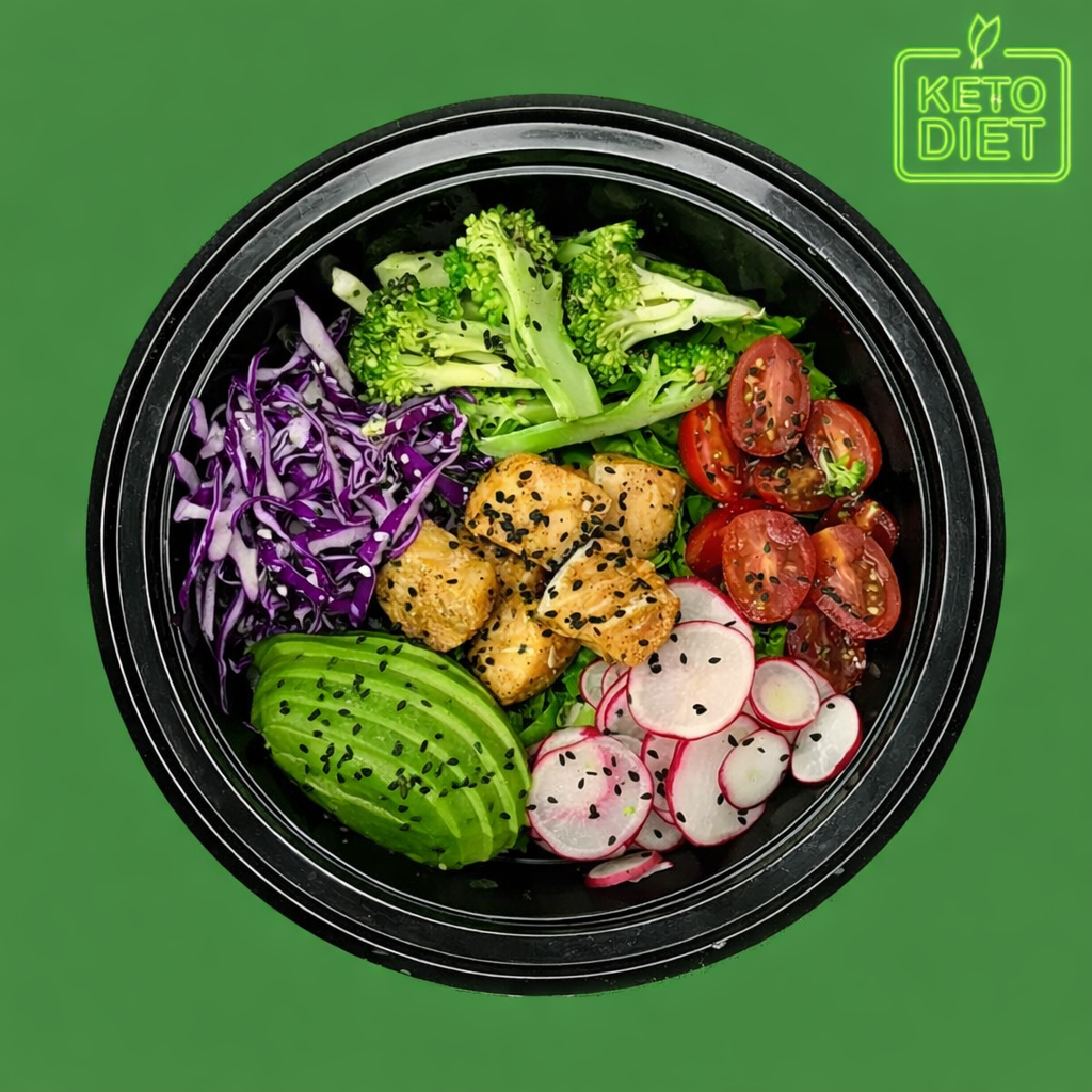 Salmon keto bowl  category