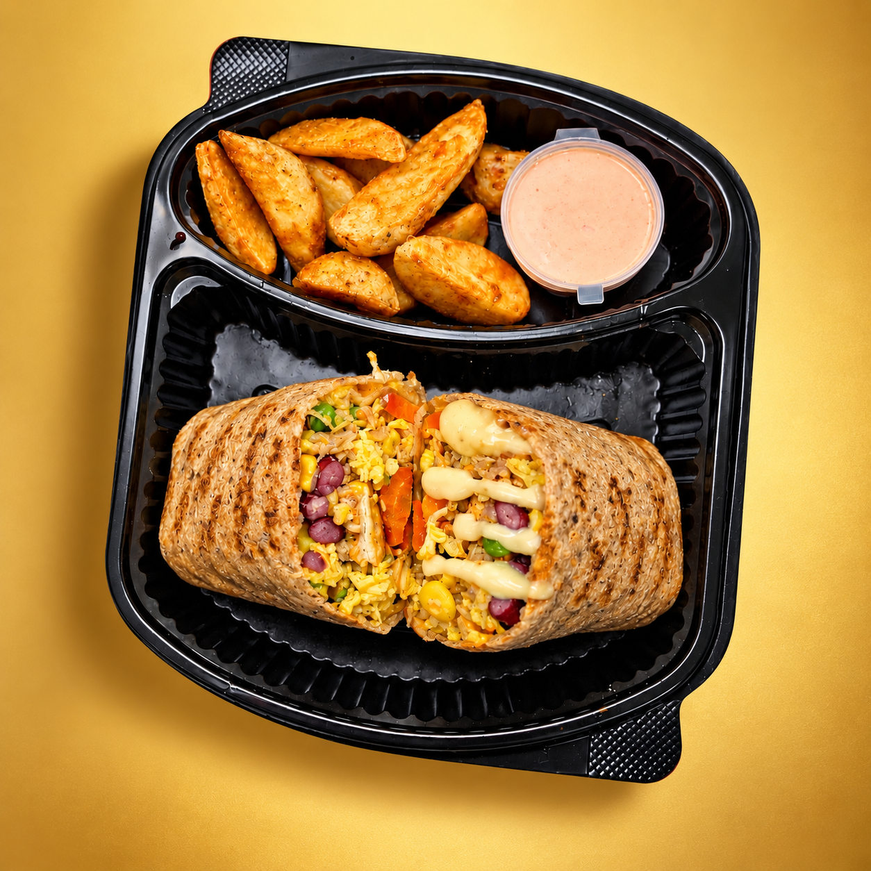 Burrito fried rice "complet" category